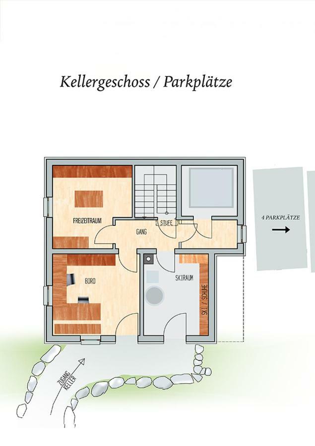 Ferienhaus Oberboden Schröcken Exterior foto